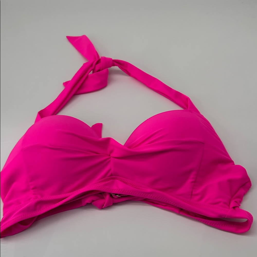 Chic Hot Pink Bikini Top